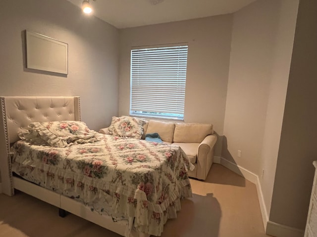 bedroom with carpet flooring