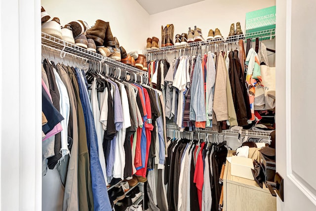 view of spacious closet