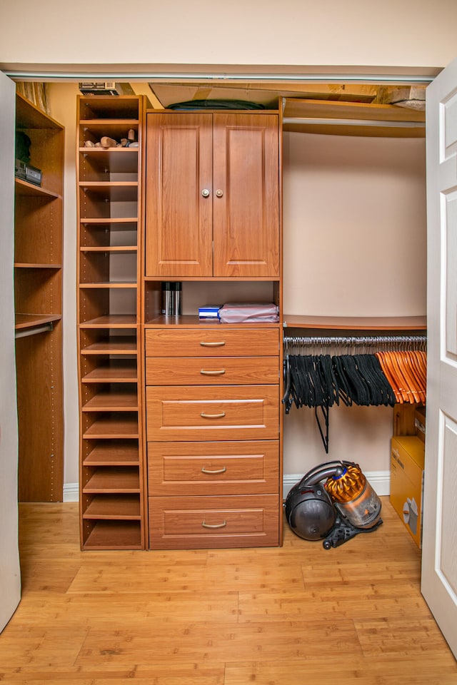 view of closet