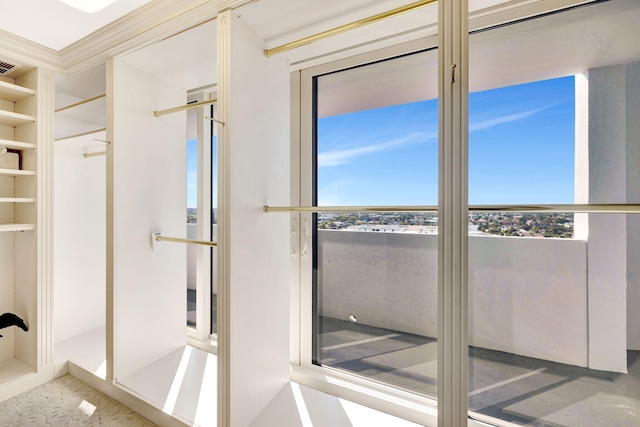 bathroom featuring visible vents and a wealth of natural light