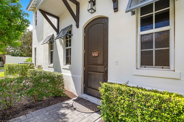 view of entrance to property