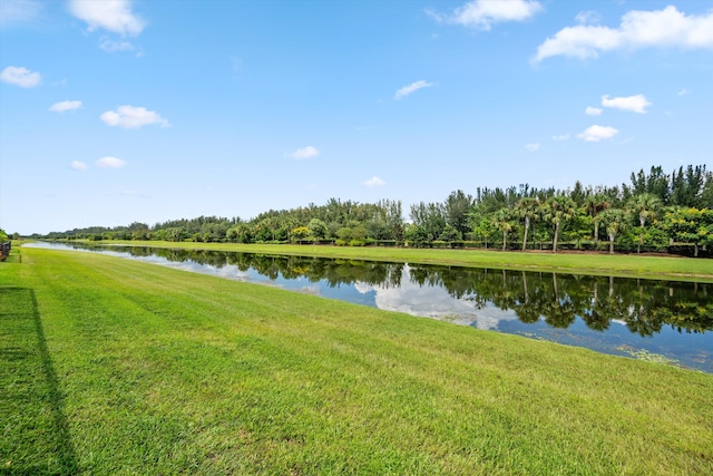 property view of water