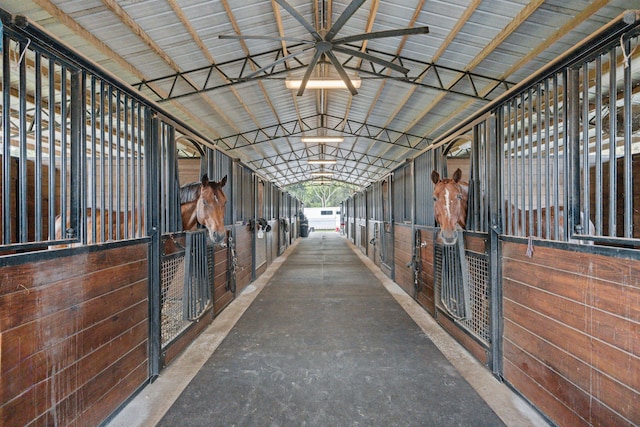 view of stable