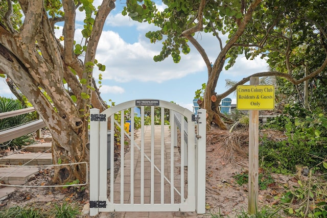 view of gate