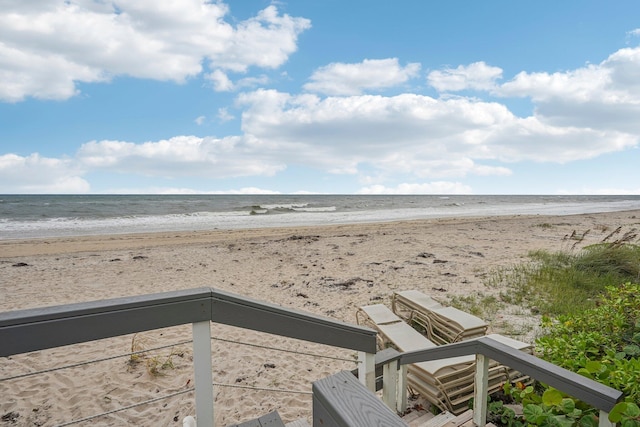 water view featuring a view of the beach