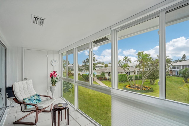 sunroom / solarium with plenty of natural light