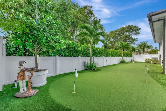200 NE 6th St, Boca Raton, FL 33432 - view of yard featuring a fenced backyard