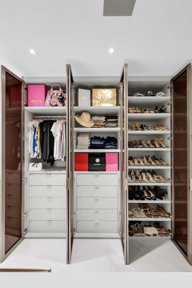 view of closet