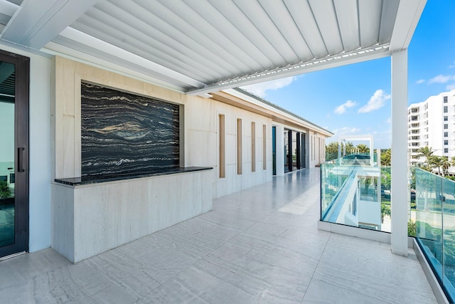 view of pool