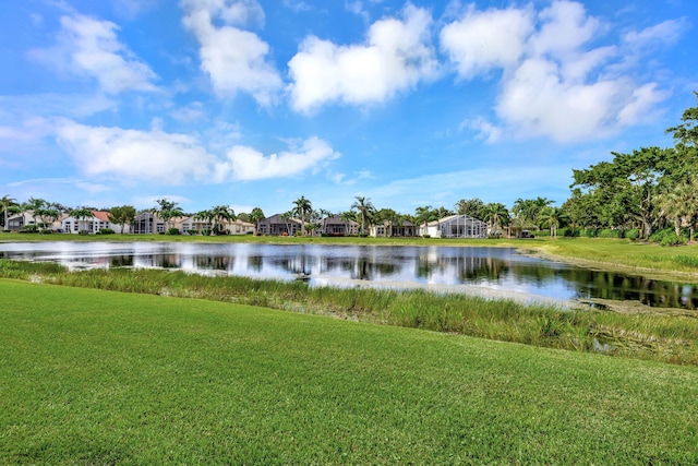 water view featuring nearby suburban area