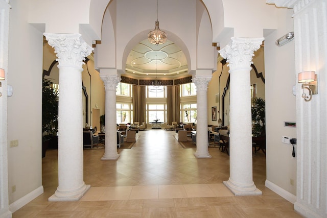 view of community lobby