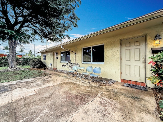 exterior space featuring a patio area