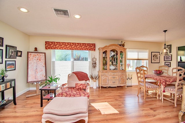 interior space featuring light hardwood / wood-style flooring