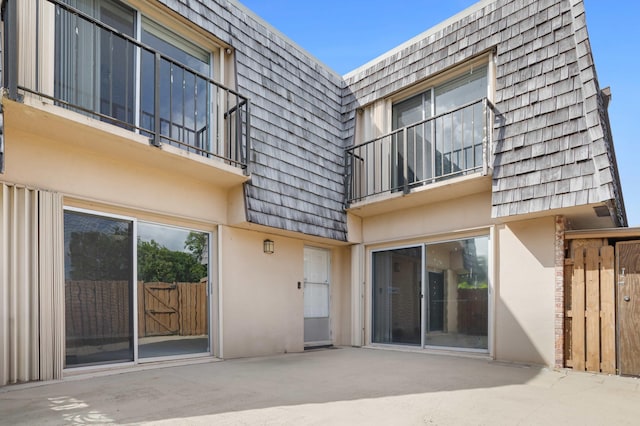 exterior space with a patio