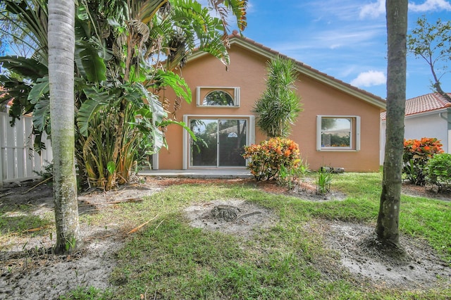 view of rear view of property