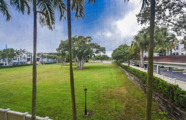 view of home's community with a water view