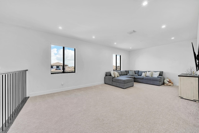 4478 SW 178th Ave Unit 4478, Miramar, FL 33029 - living area featuring carpet floors, recessed lighting, and baseboards