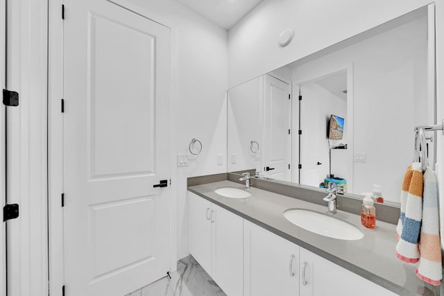 4478 SW 178th Ave Unit 4478, Miramar, FL 33029 - full bathroom featuring marble look tile flooring and double vanity