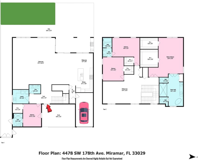 4478 SW 178th Ave Unit 4478, Miramar, FL 33029 - property floor plan