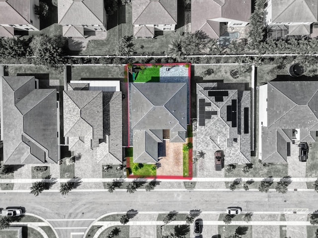 4478 SW 178th Ave Unit 4478, Miramar, FL 33029 - aerial view of residential area featuring property boundaries highlighted