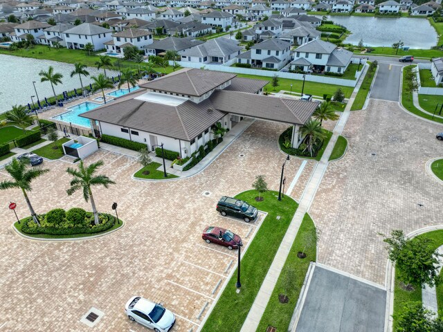 4478 SW 178th Ave Unit 4478, Miramar, FL 33029 - aerial view of residential area featuring a pool area and a large body of water