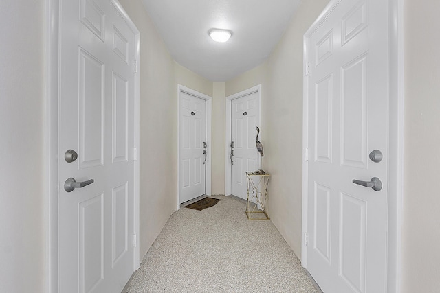 entryway with baseboards