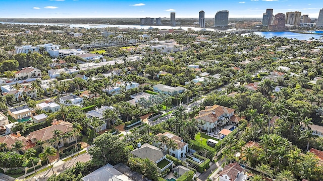218 Seabreeze Ave, Palm Beach, FL 33480 - aerial view of property and surrounding area featuring a nearby body of water and nearby urban area