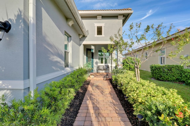 view of entrance to property