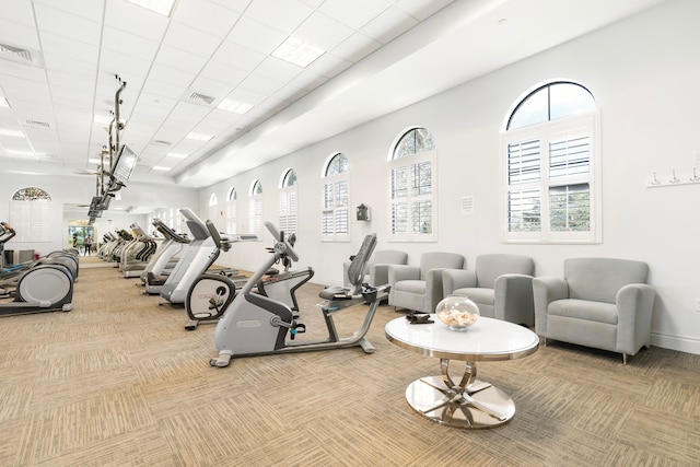 view of exercise room