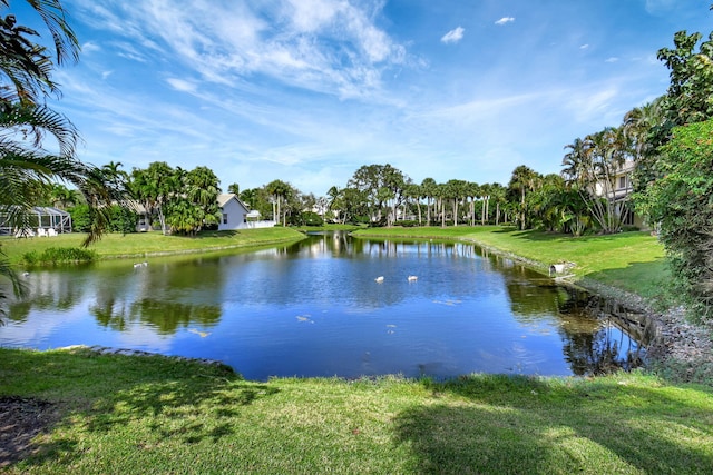 property view of water