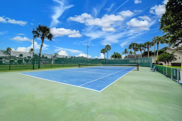 view of sport court featuring basketball court