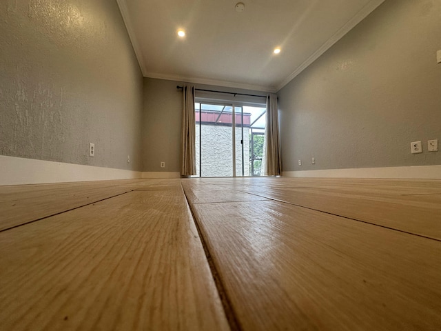 9638 NW 65th St Unit C10, Tamarac, FL 33321 - unfurnished room featuring crown molding and a textured wall