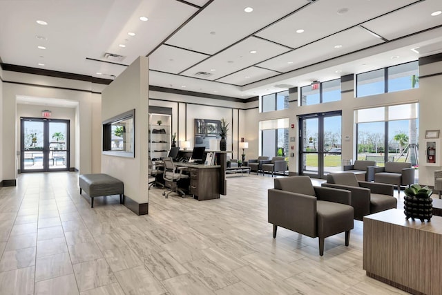 11762 SW Waterford Isle Way, Port Saint Lucie, FL 34987 - building lobby featuring recessed lighting