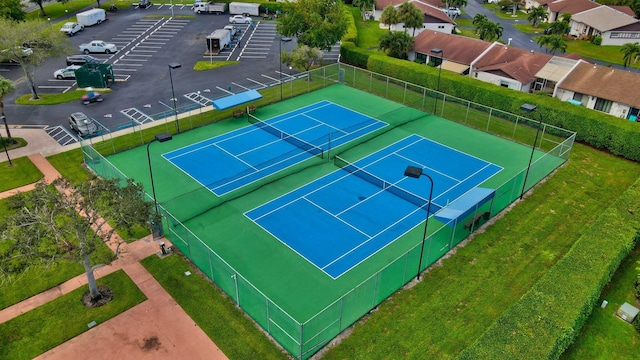 view of tennis court