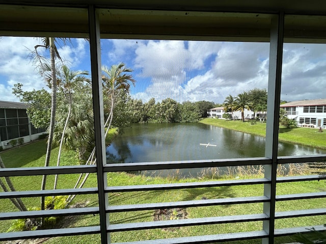 view of water feature