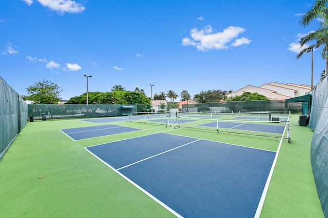 view of sport court