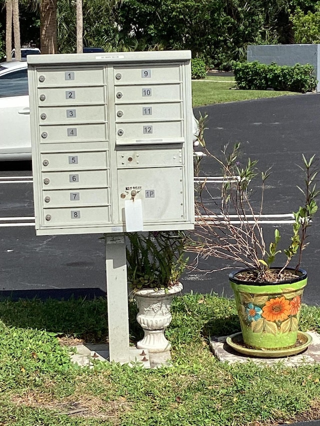 view of home's community featuring a mail area