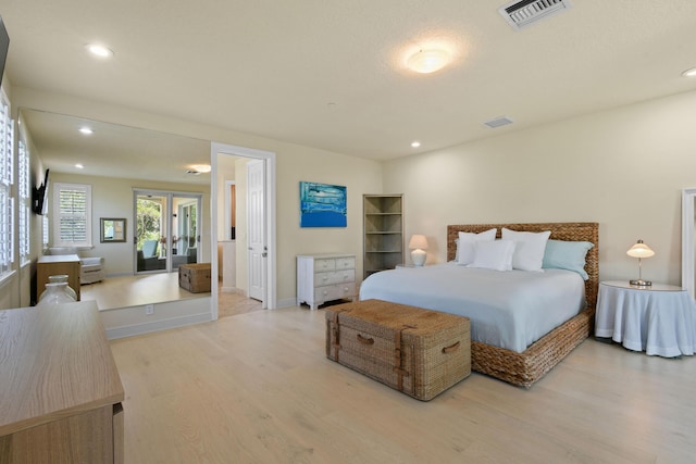 bedroom featuring hardwood / wood-style flooring