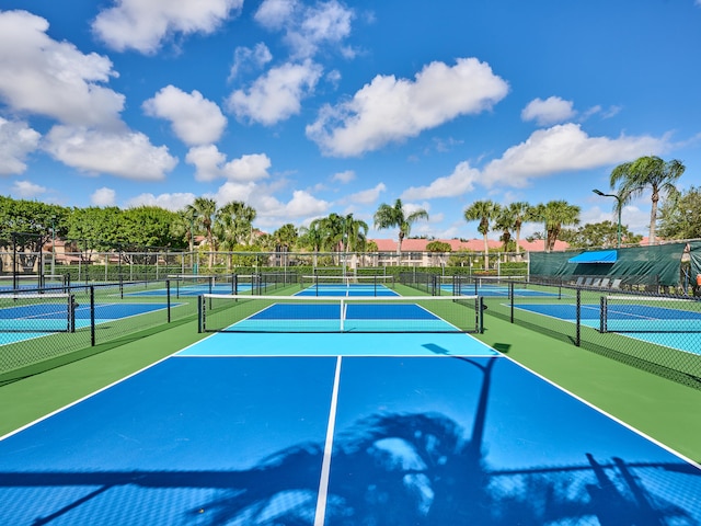 view of tennis court