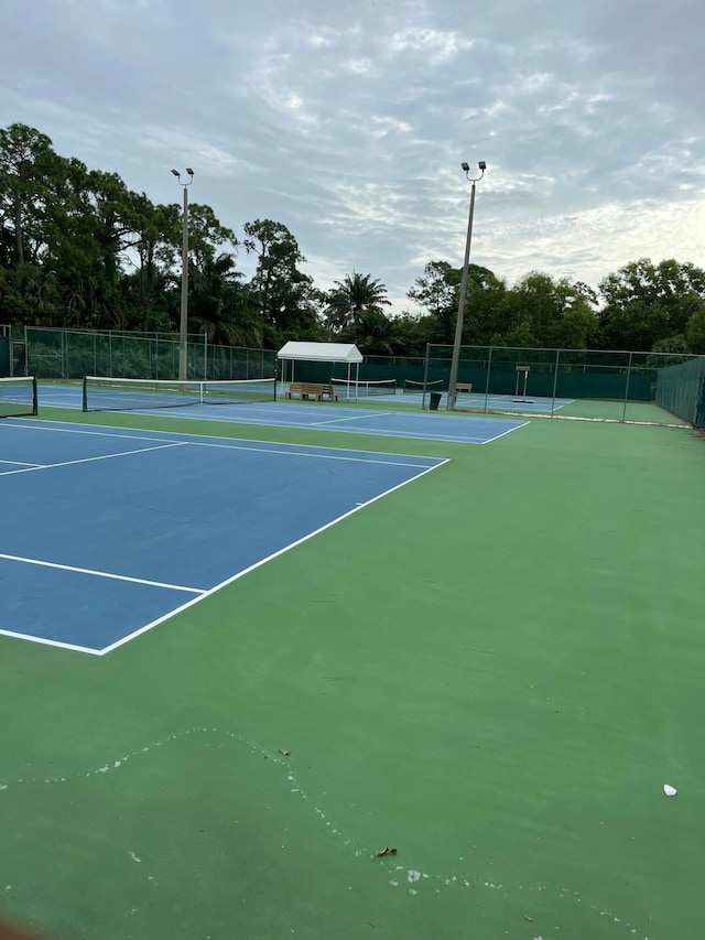 view of sport court with basketball court