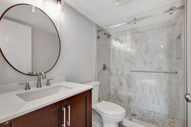 811 Sky Pine Way Unit D2, Greenacres, FL 33415 - full bath with a marble finish shower, vanity, and toilet