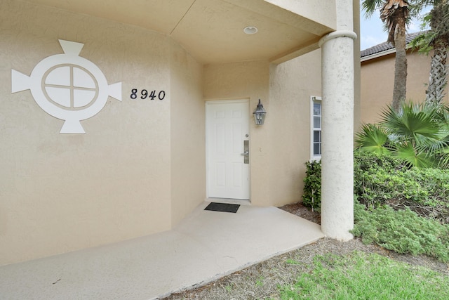 view of property entrance