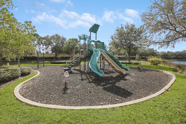 view of jungle gym