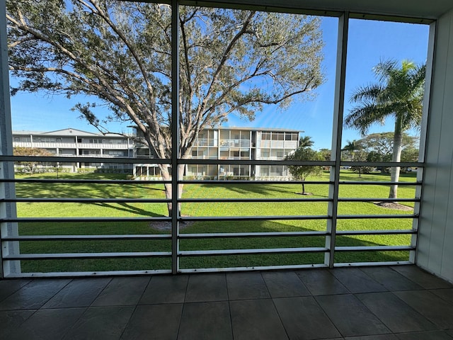 exterior space featuring a yard