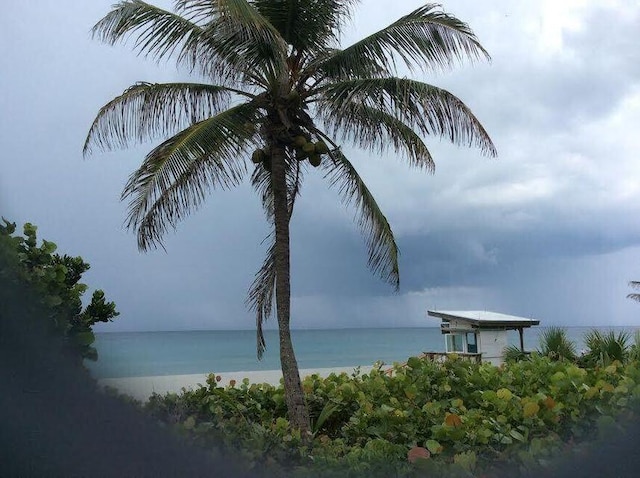 view of water feature