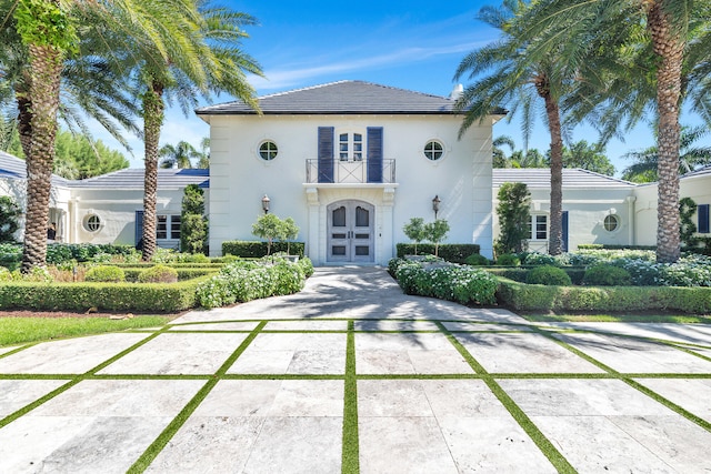 view of mediterranean / spanish house