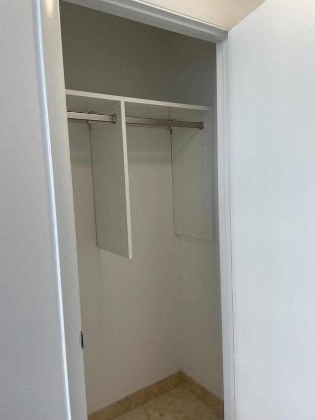 view of closet