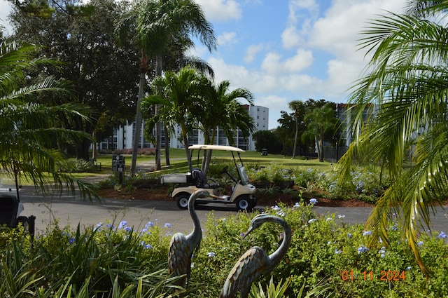 surrounding community featuring a yard