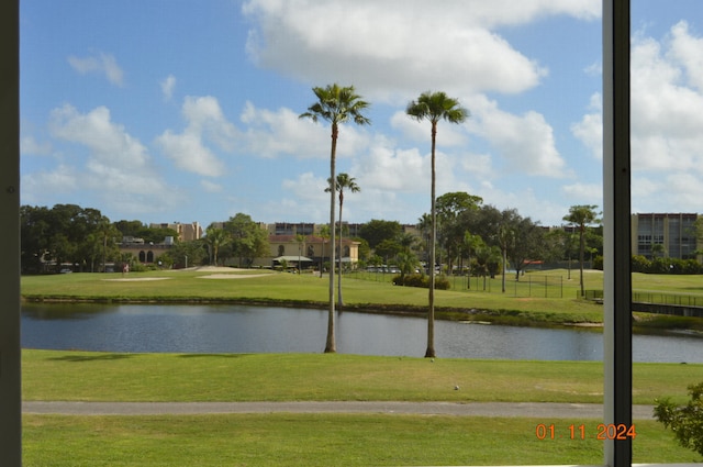 property view of water