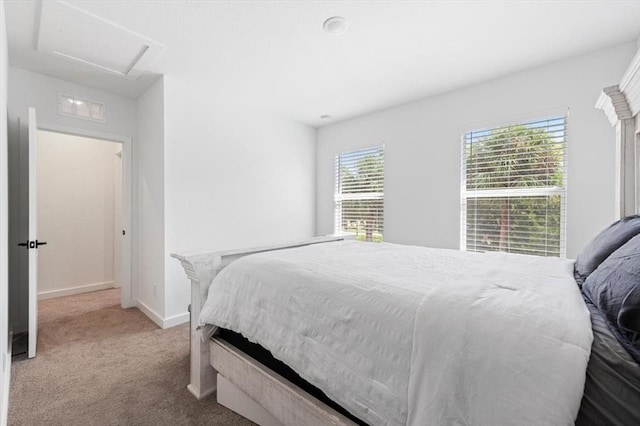 bedroom with carpet flooring